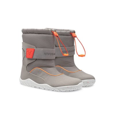 Vegan Chaussure Vivobarefoot Yeti Tout-petits - Grise / Rouge SVE072639